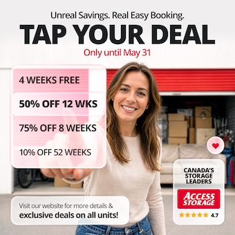 Access Storage  - North York Leslie Promotion
